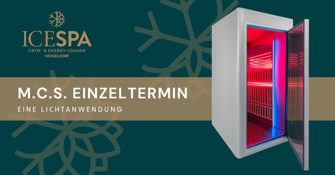 Ticket für eine MCS-Einzelanwendung für einmalige Lichttherapie und Wärmetherapie im Multi-Cryo-Hacking-System